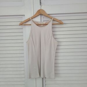 Express Cream High-Neck Tank